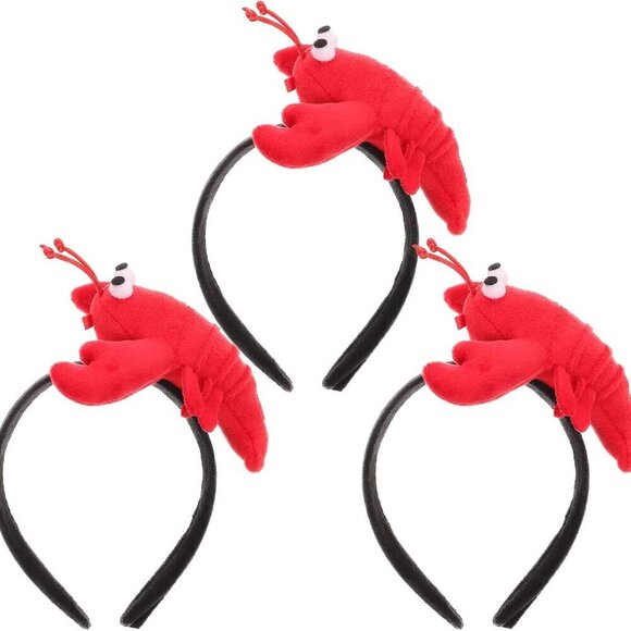 3Pcs Lobster Claw HeadbandsFun Seafood Costume Accessory for Cosplay Party main image 4